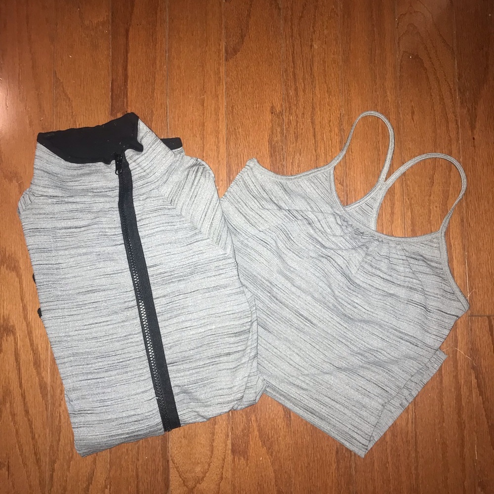 Hard Tail matching workout tank and jacket